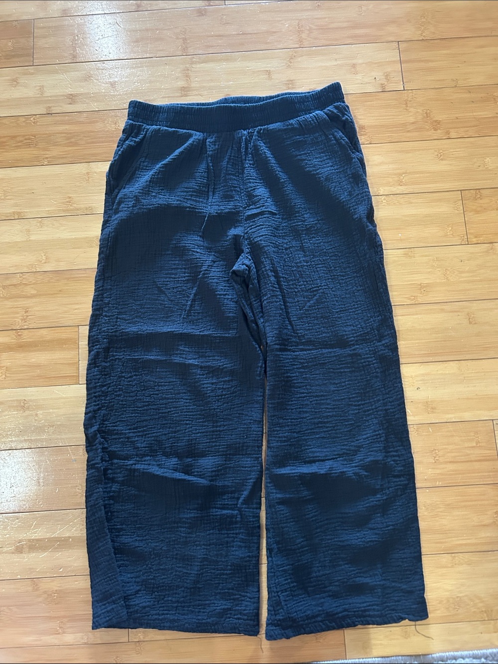 Hurley Black Wide-Leg Women's Lounge Trousers